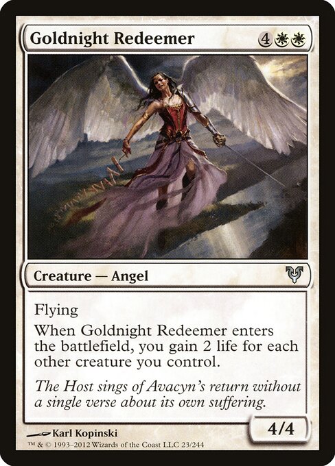 Goldnight Redeemer — Front