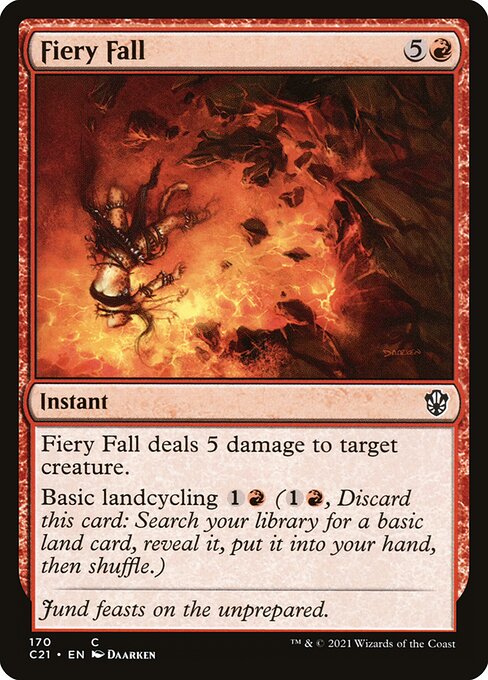 Fiery Fall — Front