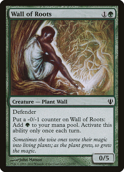 Wall of Roots — Front