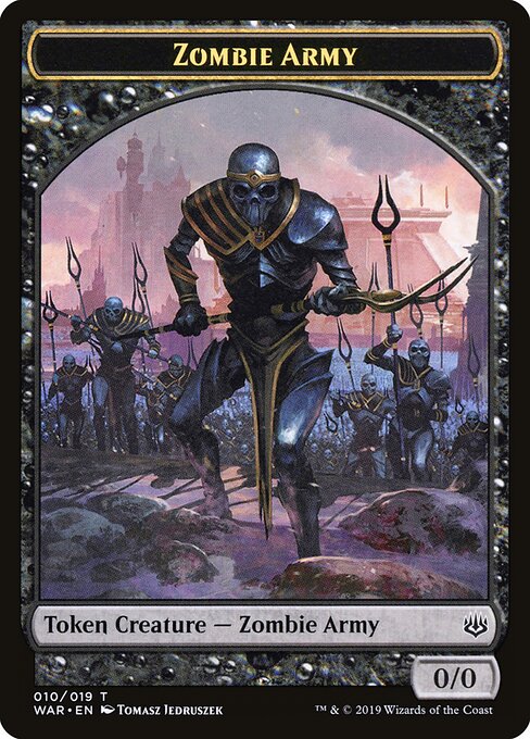 Zombie Army Token (010) — Front