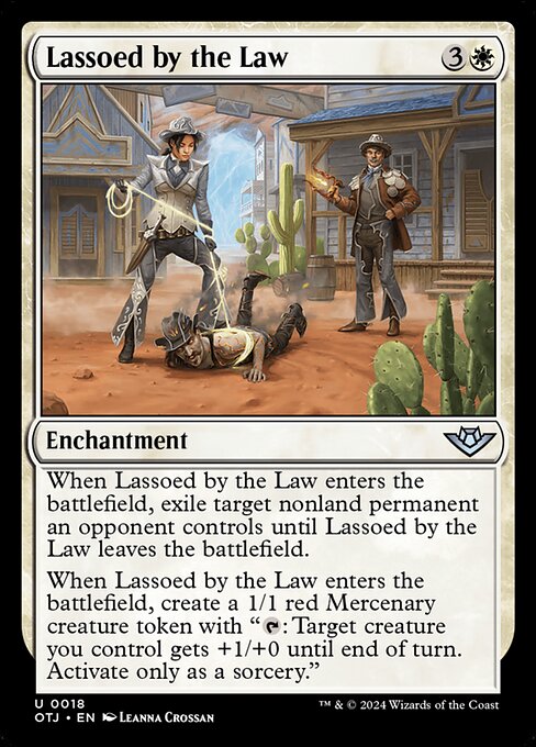 Lassoed by the Law — Front