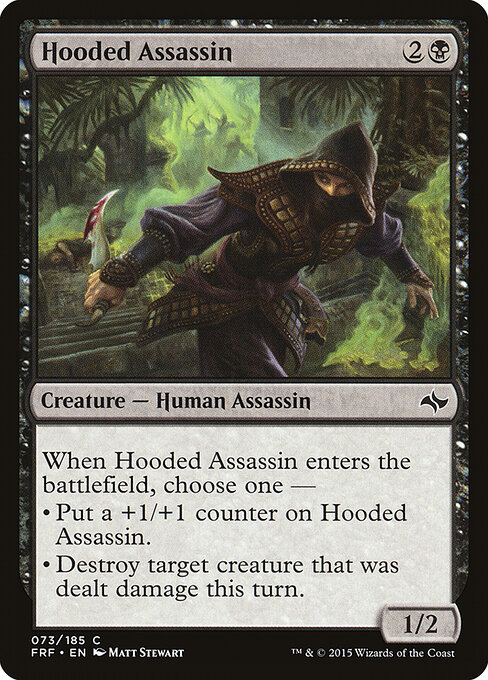 Hooded Assassin — Front