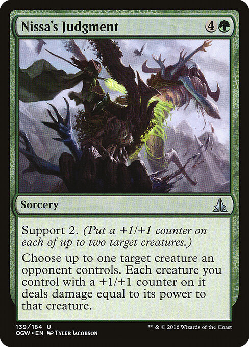 Nissa's Judgment — Front