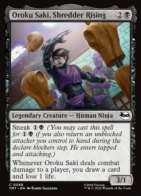 Oroku Saki, Shredder Rising — Front
