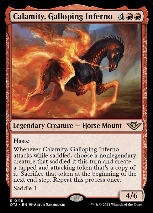 Calamity, Galloping Inferno — Front