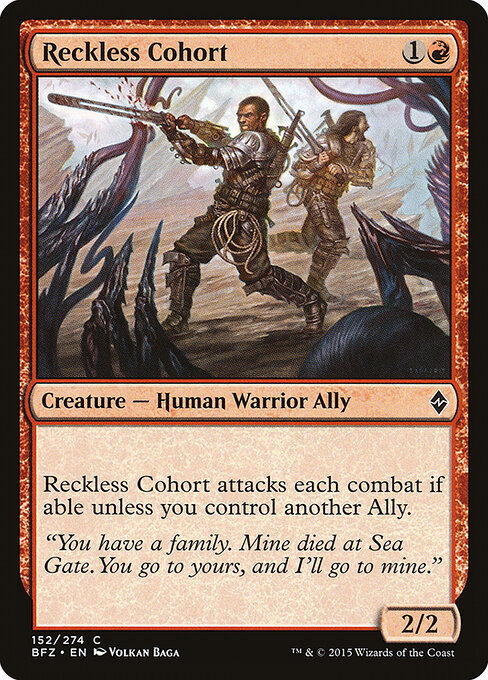 Reckless Cohort — Front