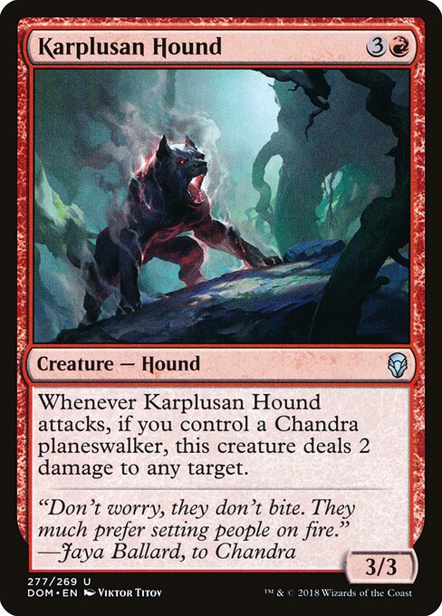 Karplusan Hound — Front