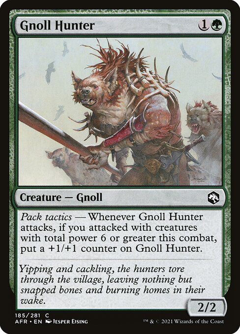 Gnoll Hunter — Front