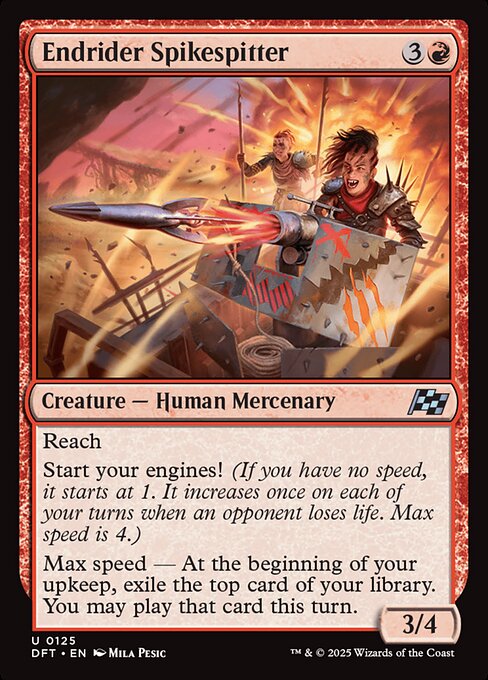Endrider Spikespitter — Front