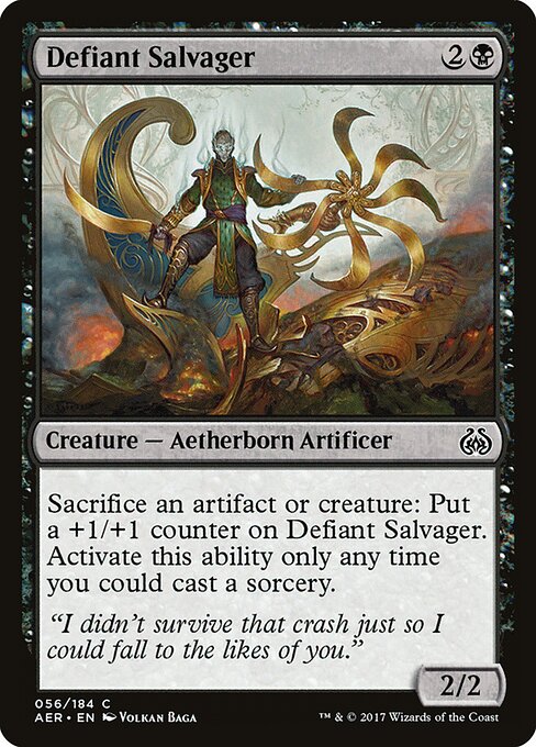 Defiant Salvager — Front
