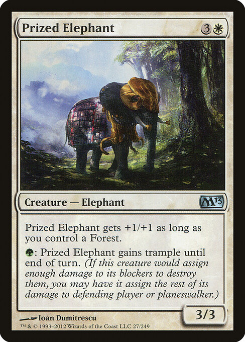 Prized Elephant — Front