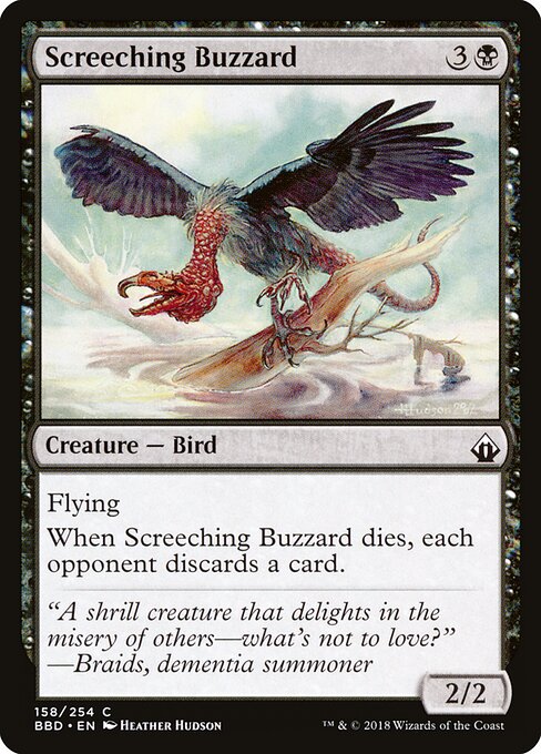 Screeching Buzzard — Front