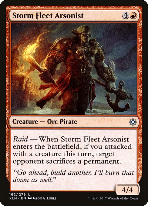 Storm Fleet Arsonist — Front