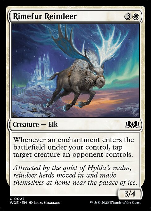Rimefur Reindeer — Front