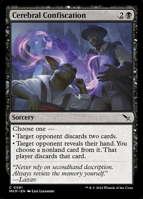 Cerebral Confiscation — Front
