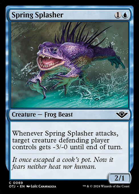 Spring Splasher — Front