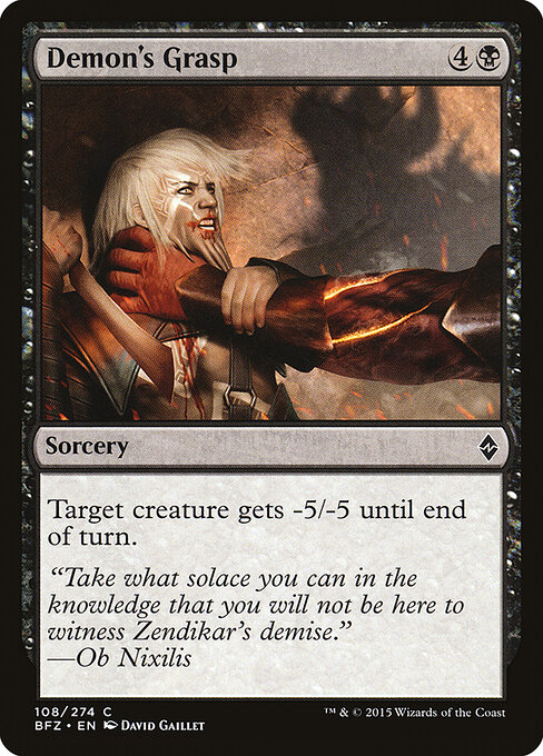 Demon's Grasp — Front
