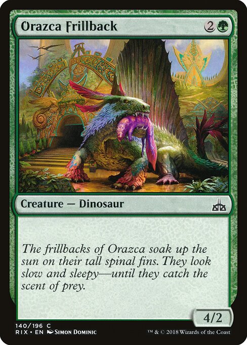 Orazca Frillback — Front