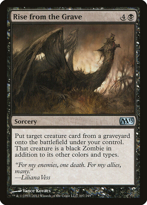Rise from the Grave — Front