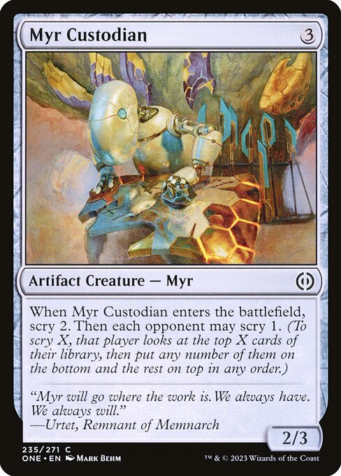 Myr Custodian — Front