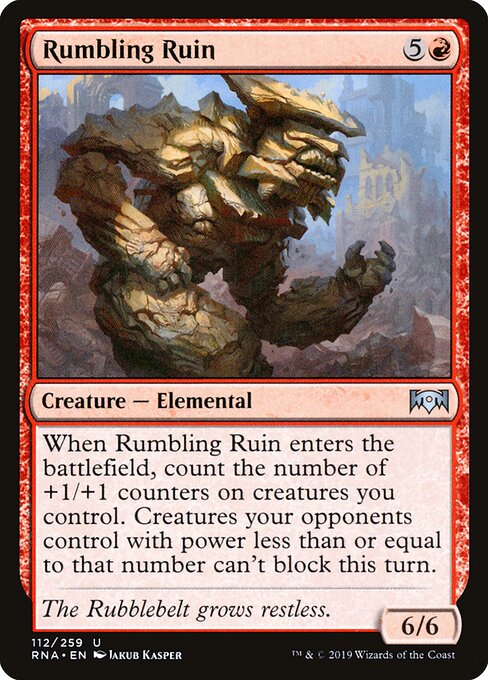 Rumbling Ruin — Front