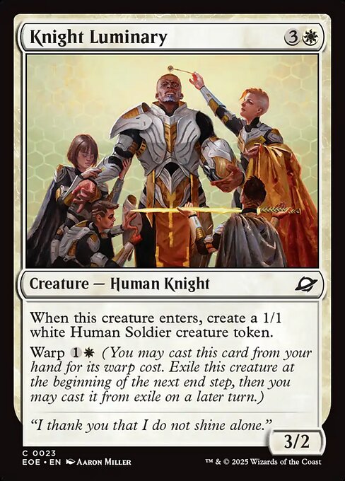 Knight Luminary — Front