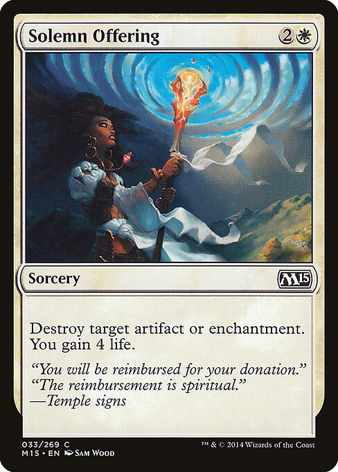Solemn Offering — Front