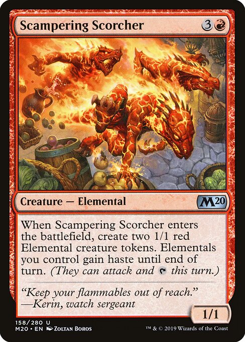 Scampering Scorcher — Front