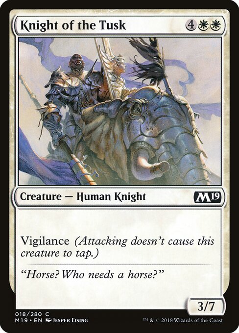 Knight of the Tusk — Front