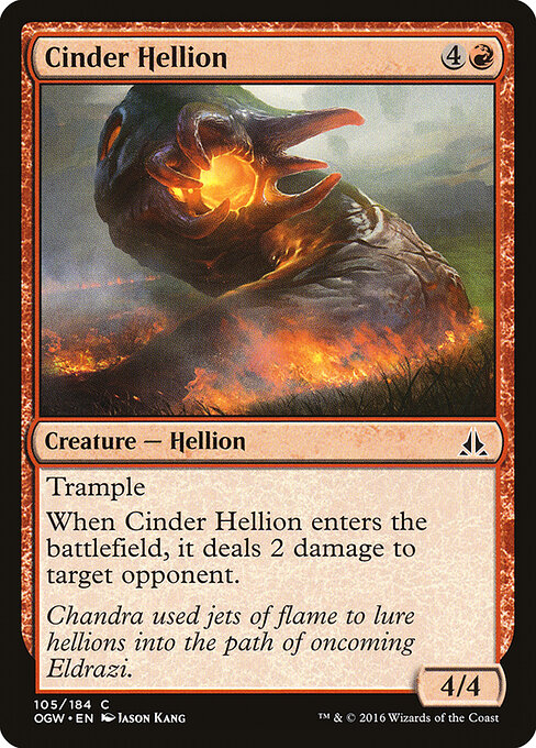 Cinder Hellion — Front