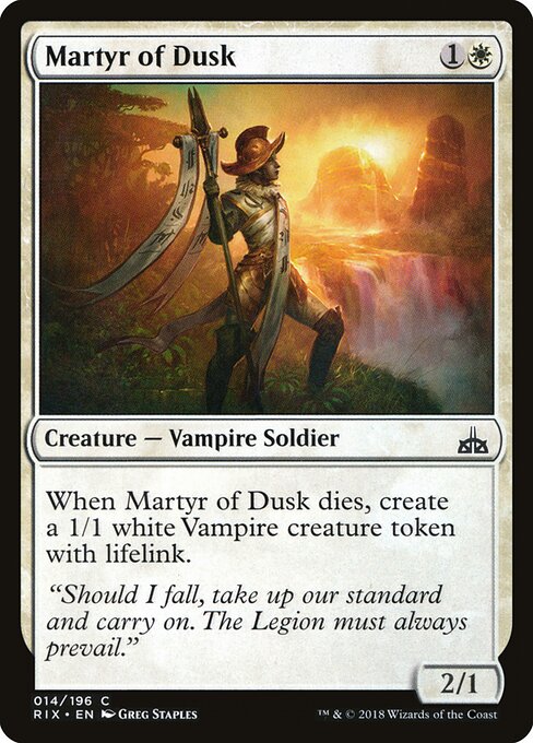 Martyr of Dusk — Front
