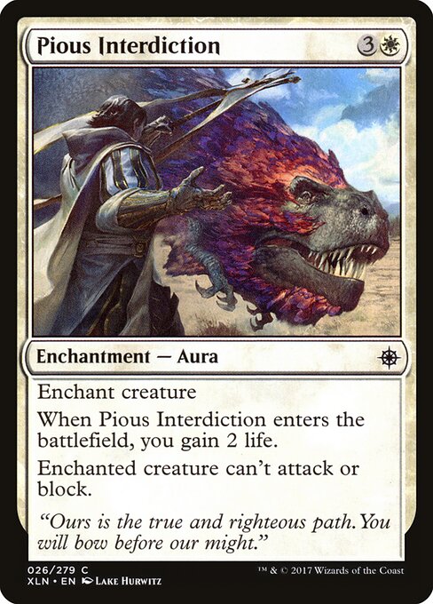 Pious Interdiction — Front