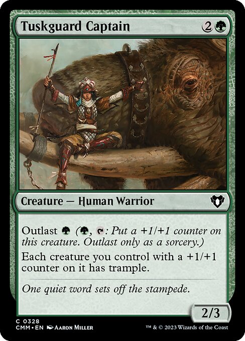Tuskguard Captain — Front