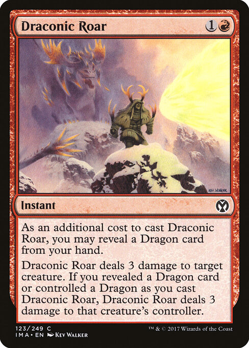 Draconic Roar — Front
