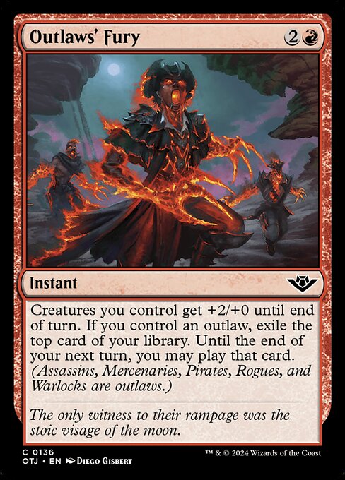 Outlaws' Fury — Front