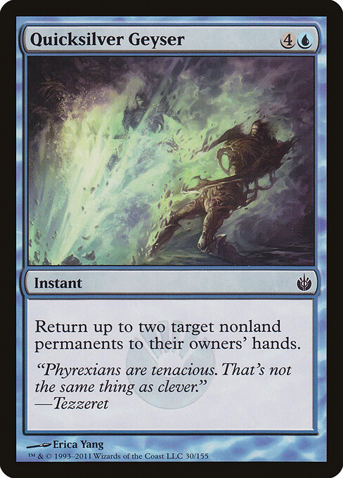 Quicksilver Geyser — Front