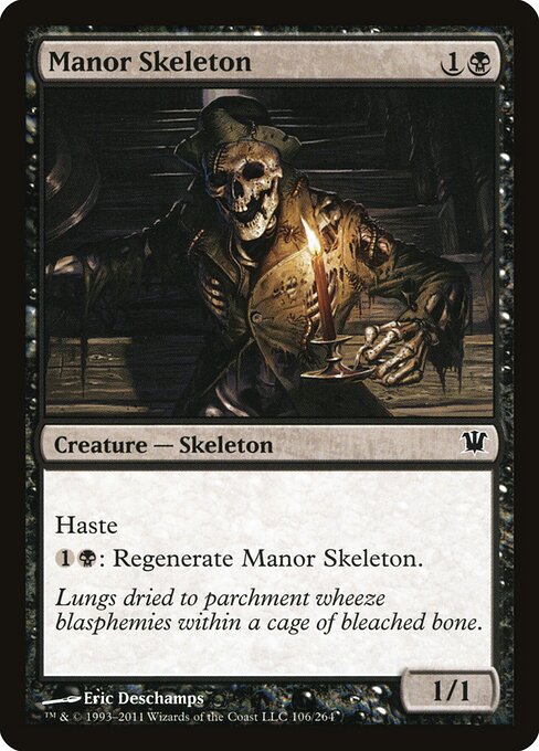 Manor Skeleton — Front