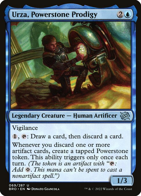 Urza, Powerstone Prodigy — Front