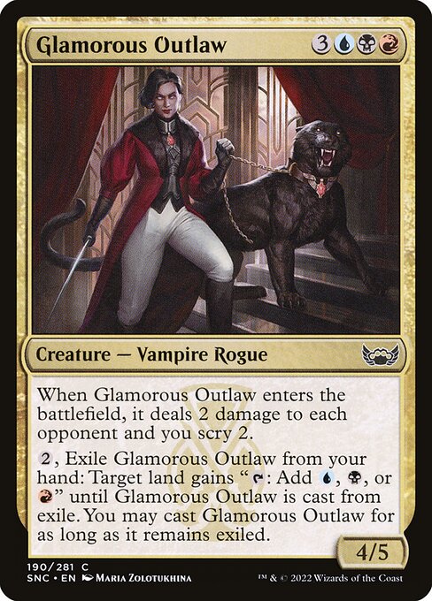 Glamorous Outlaw — Front