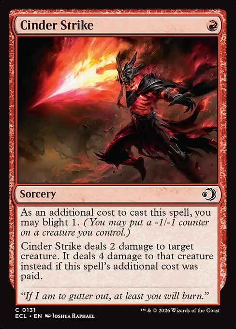 Cinder Strike — Front