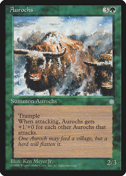 Aurochs — Front