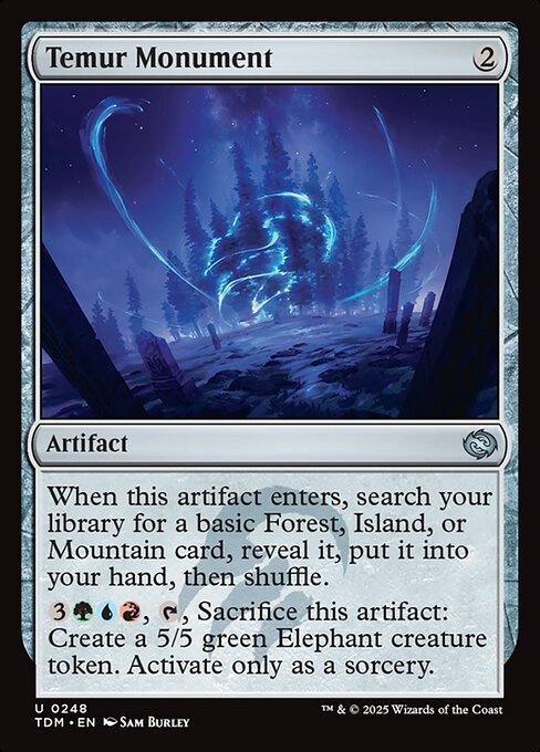 Temur Monument — Front