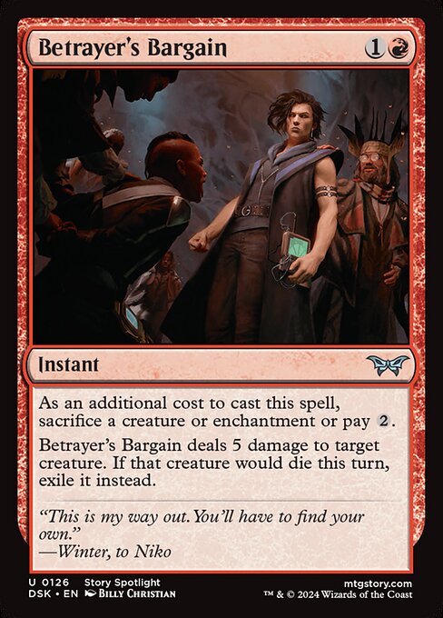 Betrayer's Bargain — Front