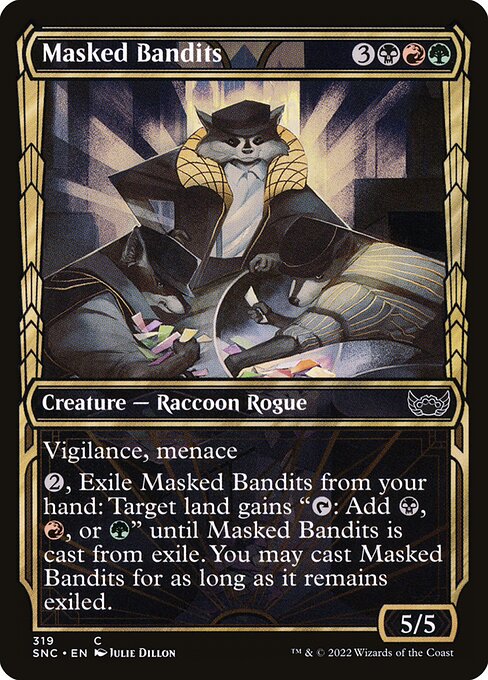 Masked Bandits (Showcase) — Front