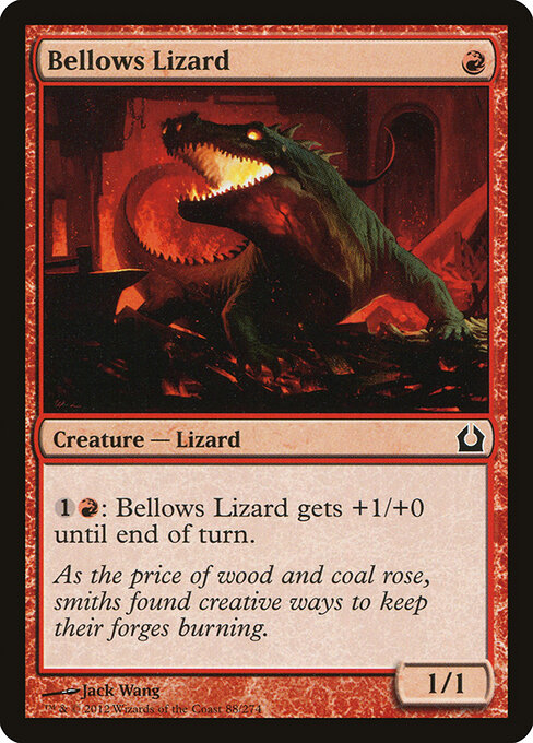 Bellows Lizard — Front