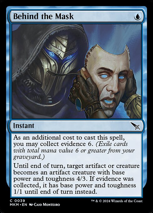 Behind the Mask — Front