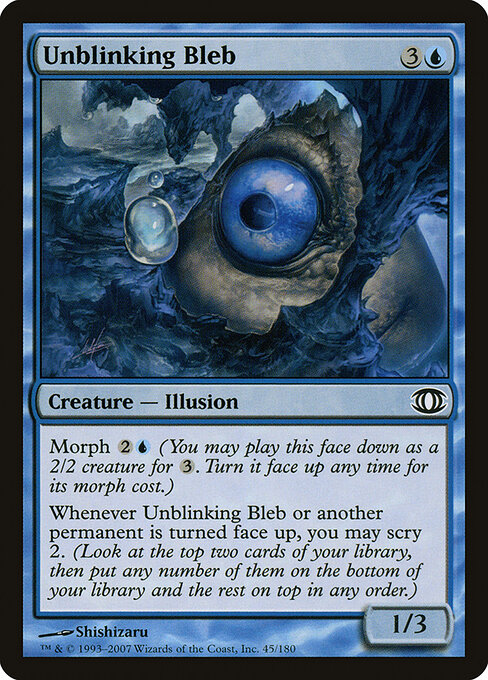 Unblinking Bleb — Front