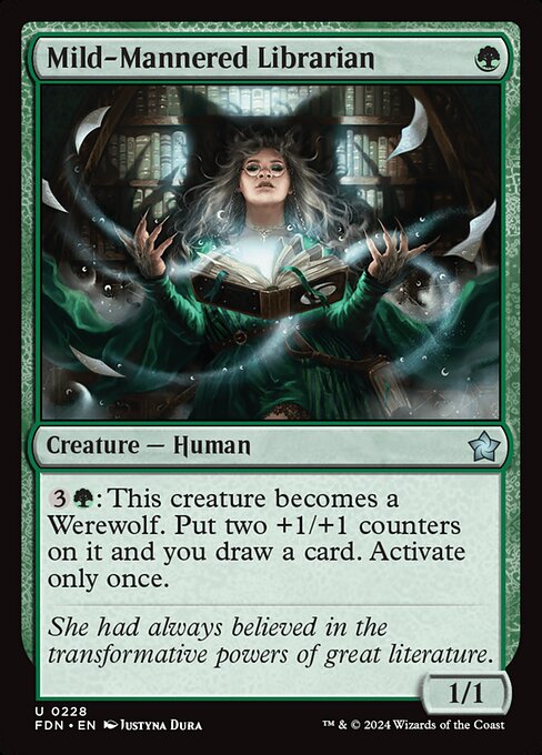 Mild-Mannered Librarian — Front