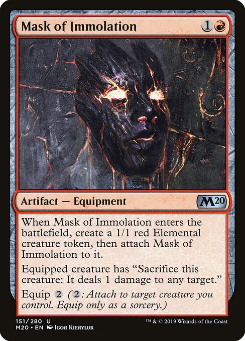 Mask of Immolation — Front