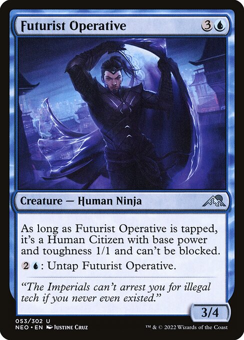 Futurist Operative — Front